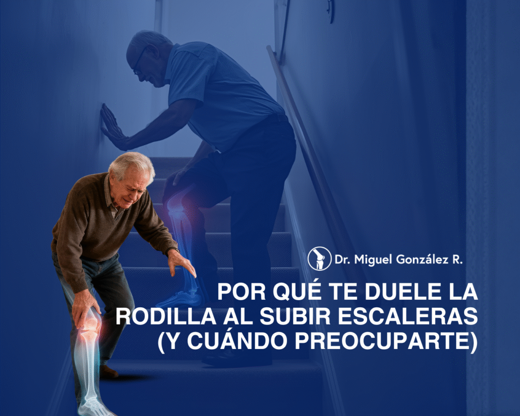 dolor de rodilla al subir escaleras